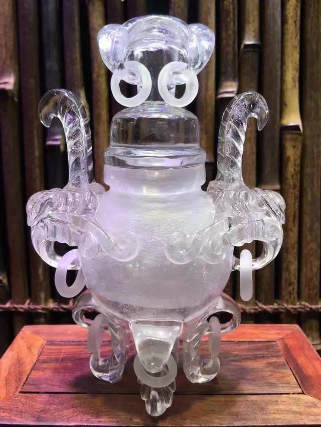 天然白水晶鉴赏（摆件）